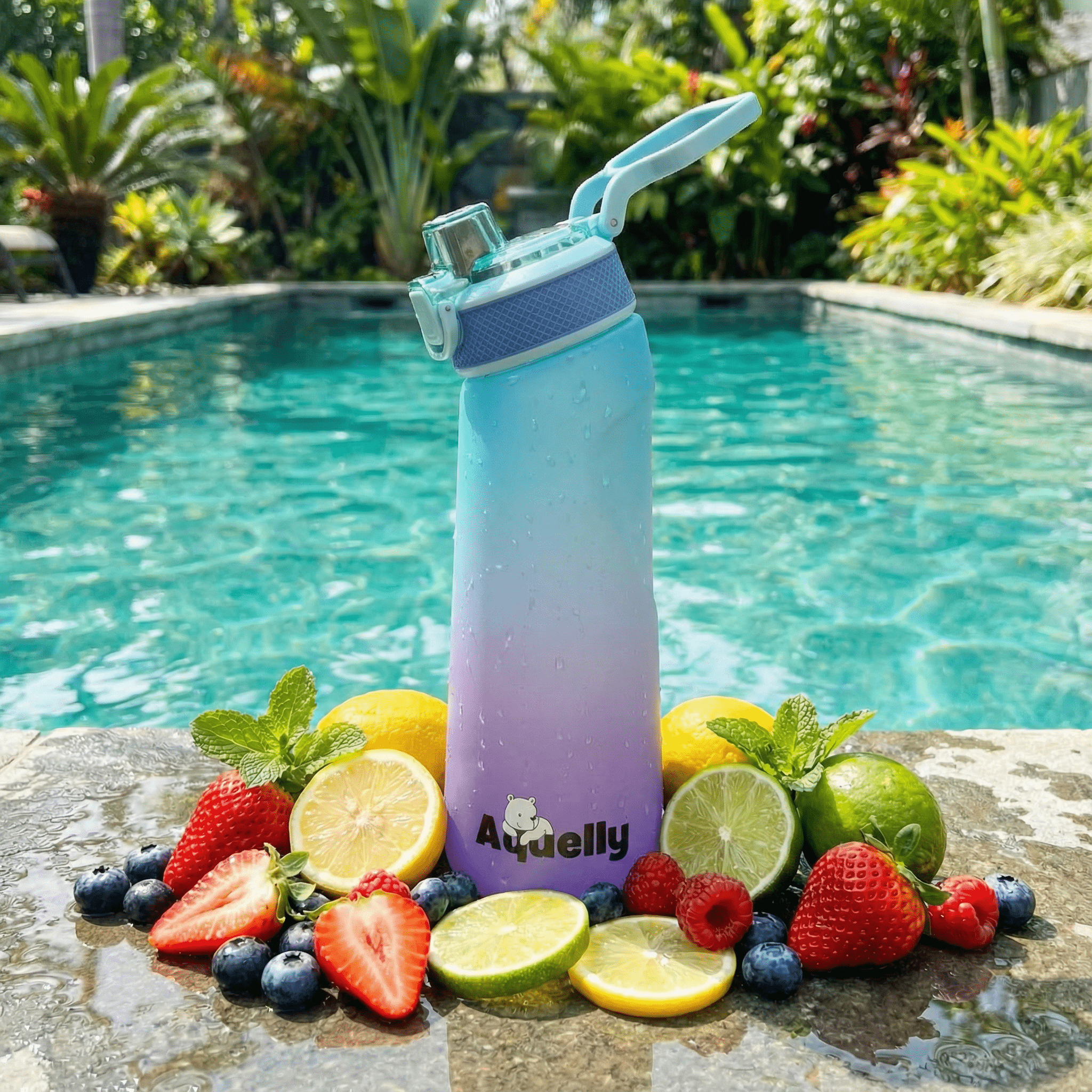 Aquelly™ | Bidon z Iluzją Smaku + 5 Kapsułek