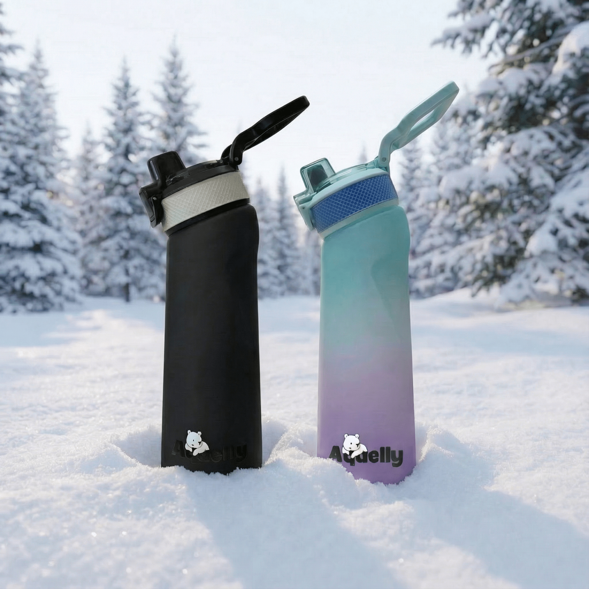 Aquelly™ | Bidon z Iluzją Smaku + 5 Kapsułek