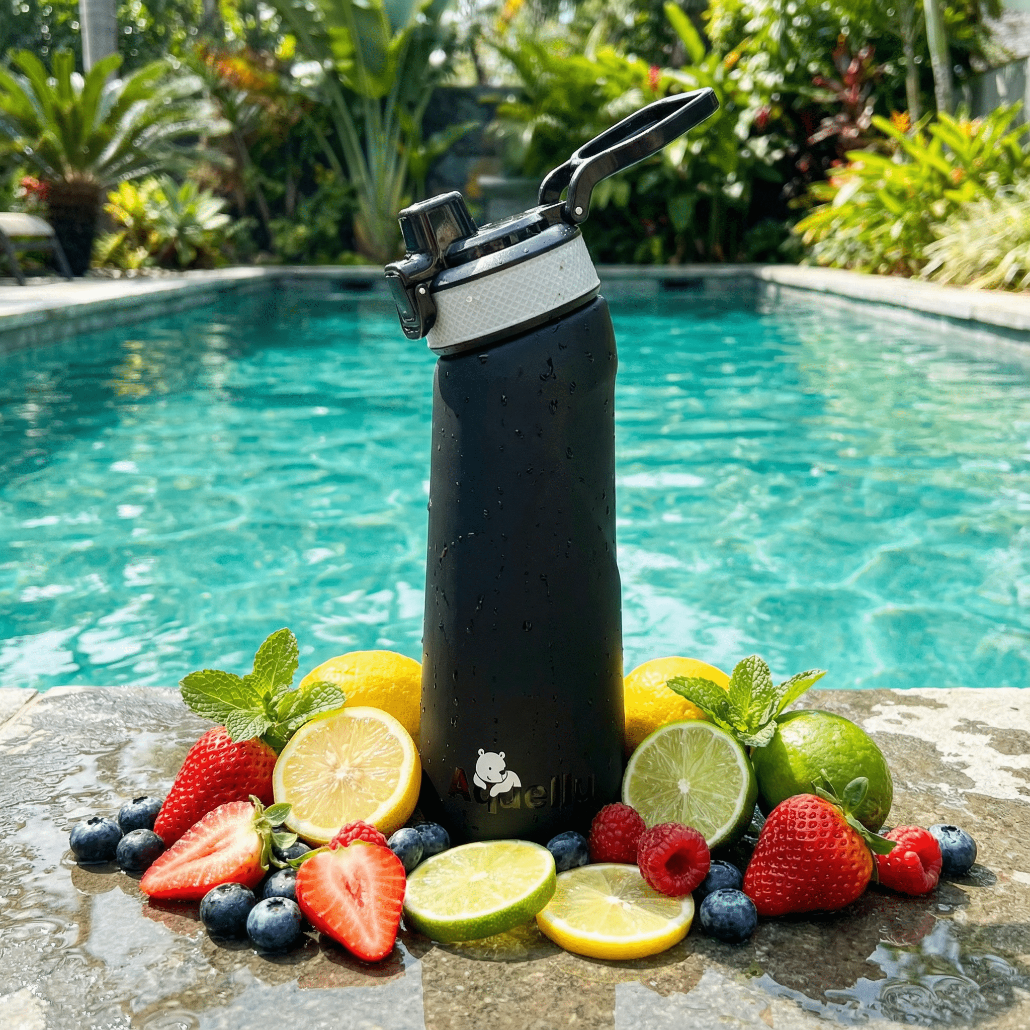 Aquelly™ | Bidon z Iluzją Smaku + 5 Kapsułek